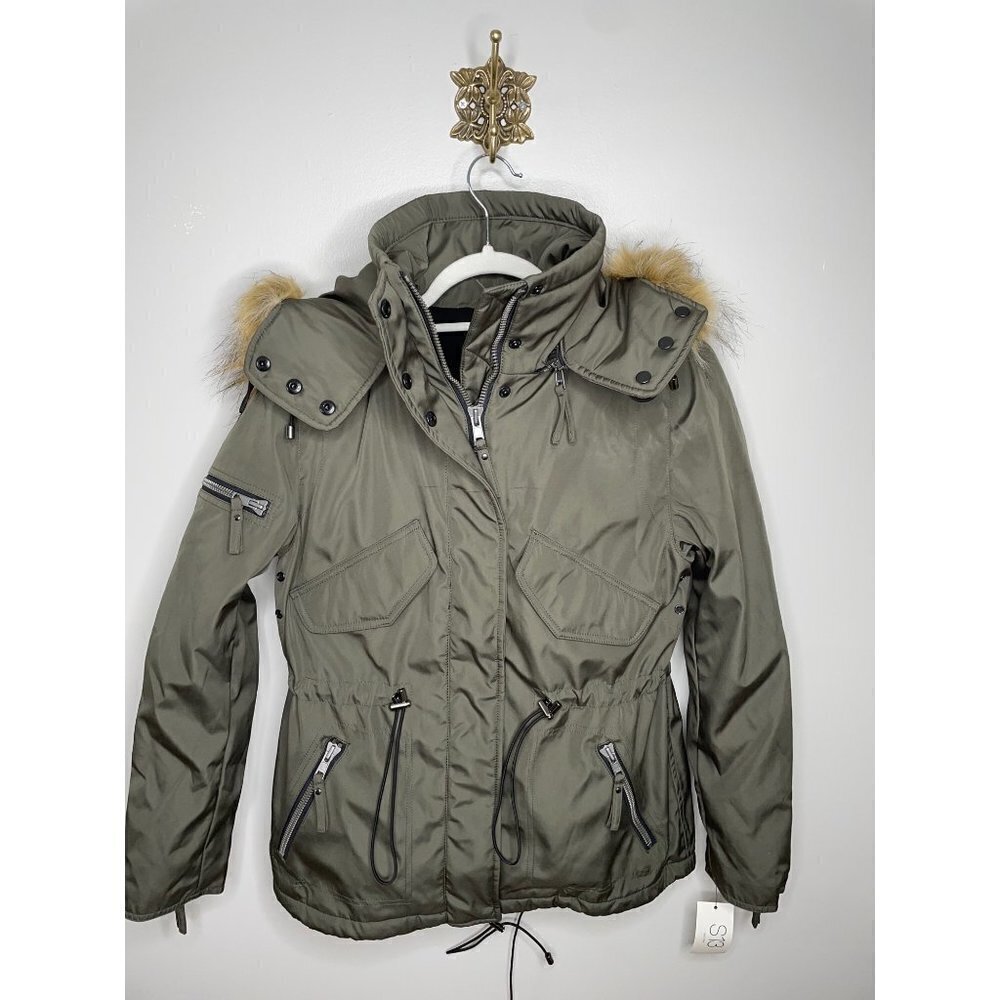 Urban Outfitters S13 Military Moss Trapper Jacket Size S NWT - Picture 4 of 9